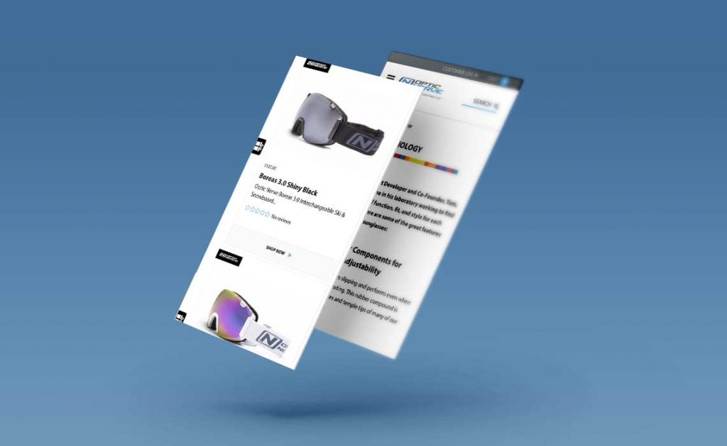 OpticNerve App on flat screen