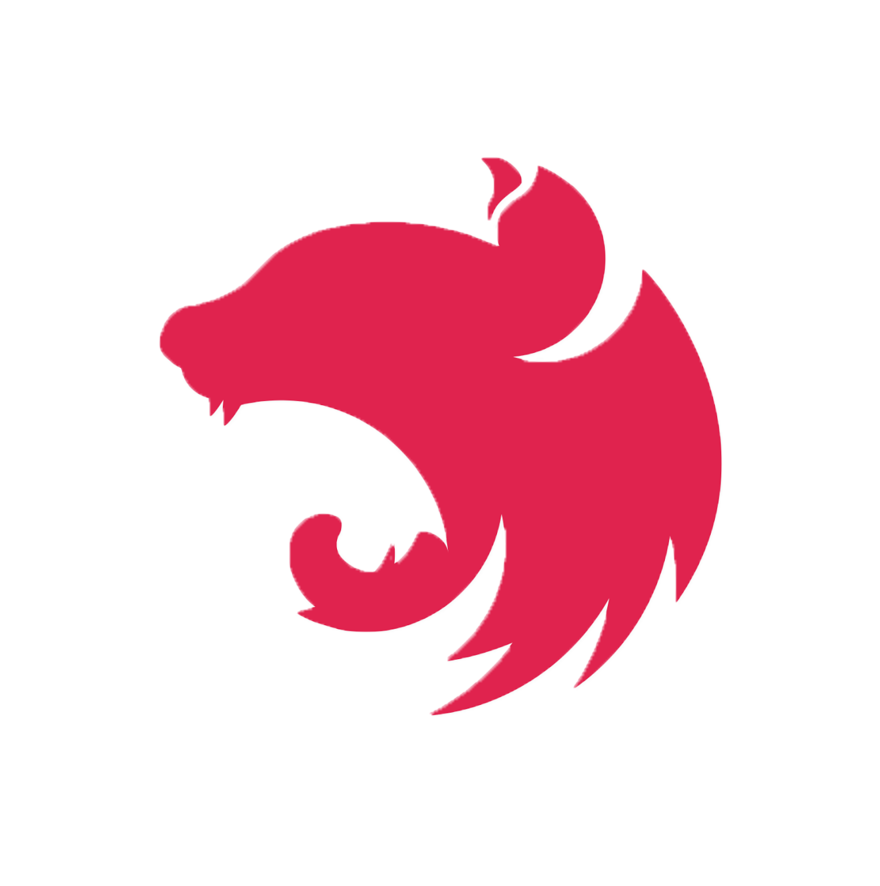Nest.js Node.js framework logo icon